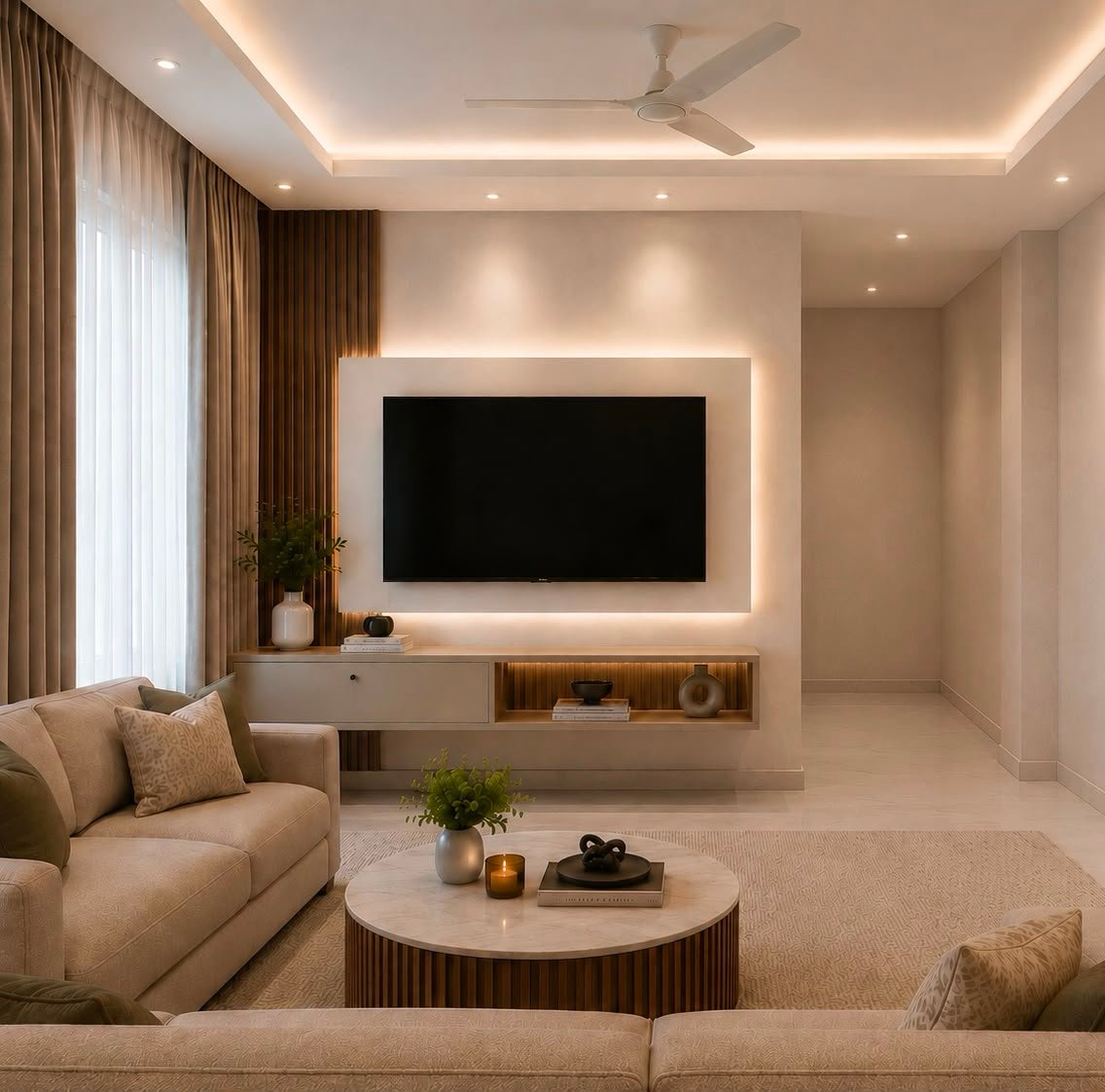 3D render Living Room 