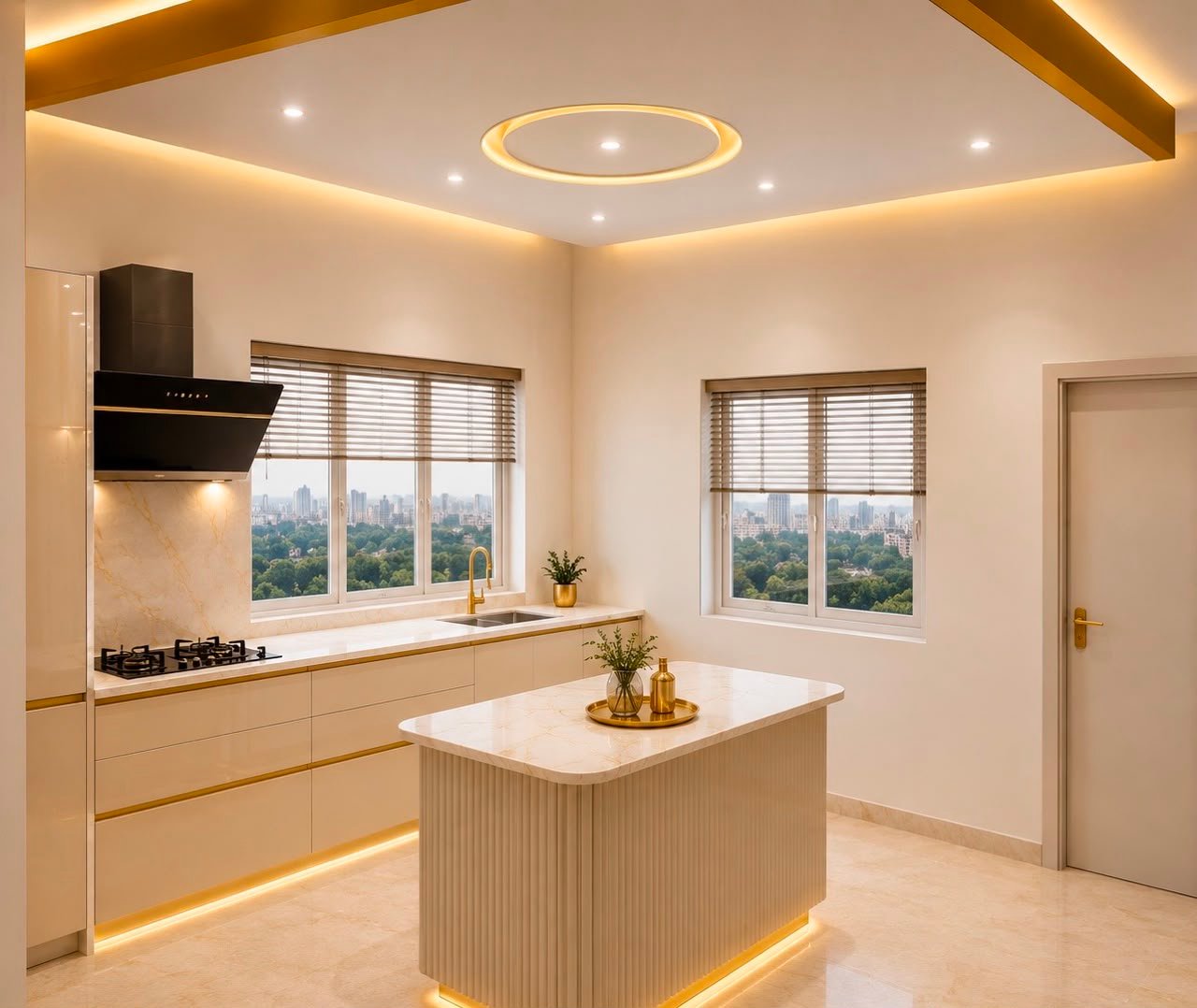 3D render image of Kitchen