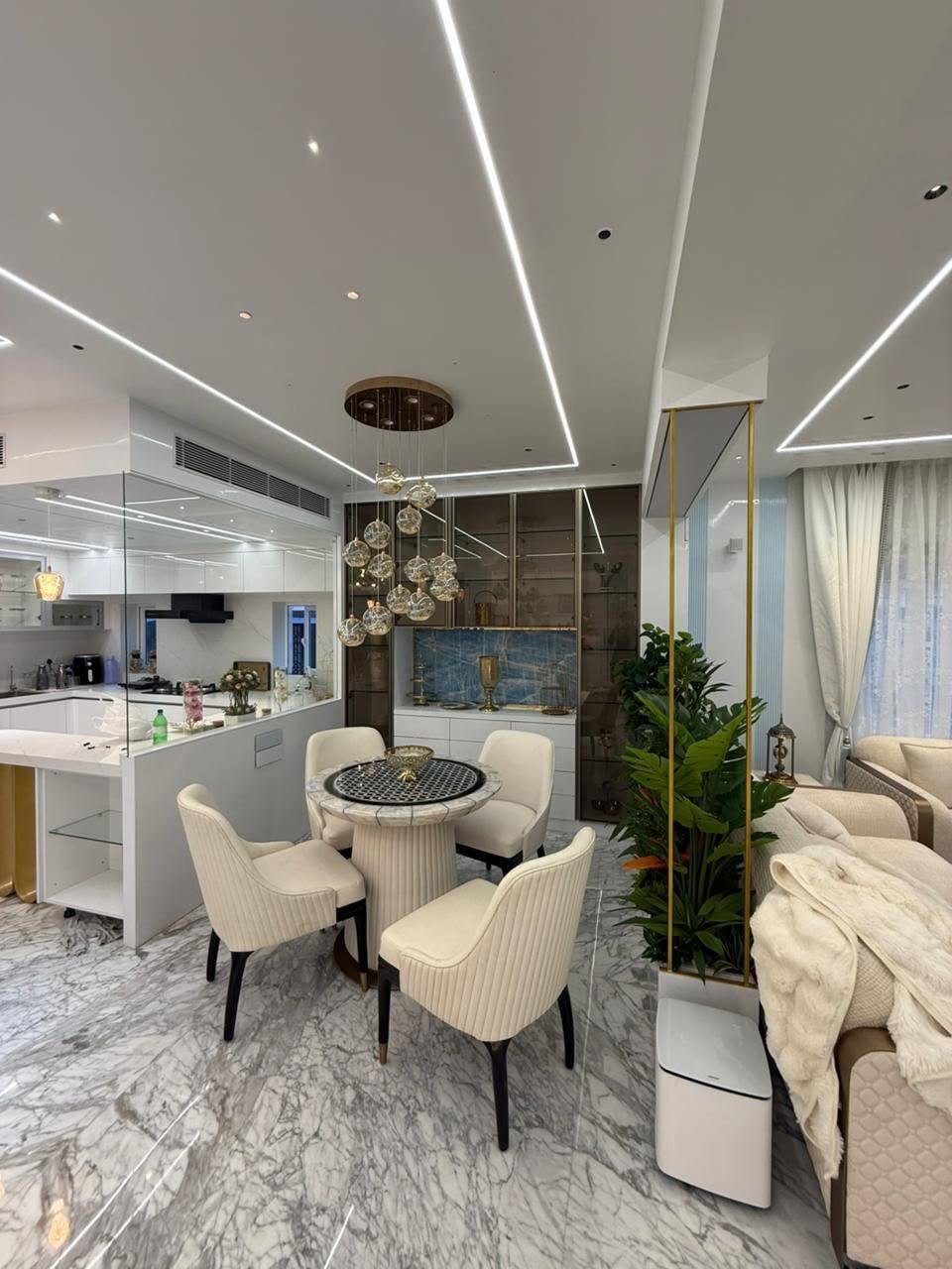 Completed interior design project