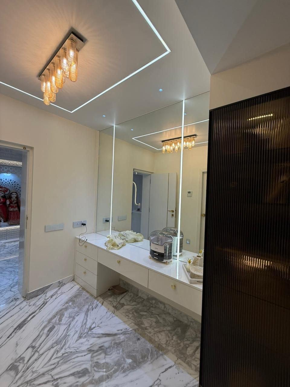 Completed interior design project