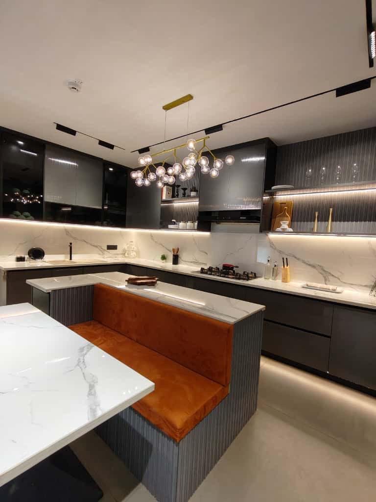 Modern villa interior