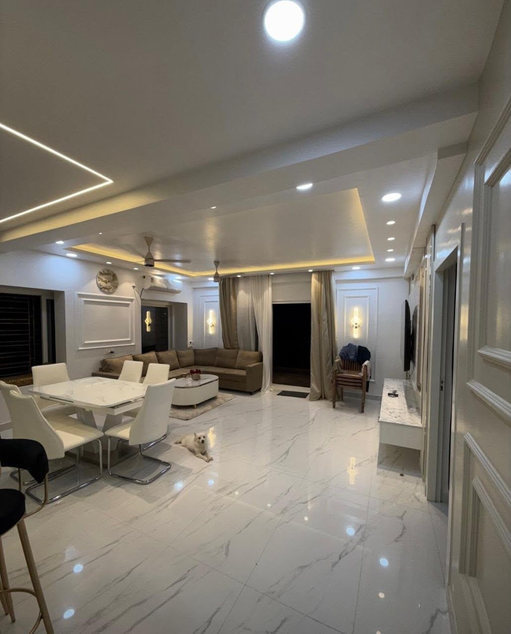 Luxury living room interior