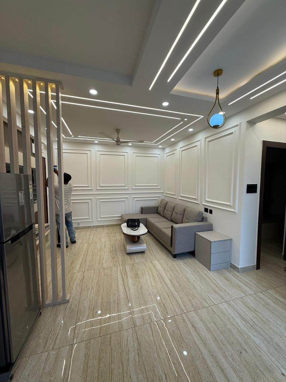 Luxury apartment living room